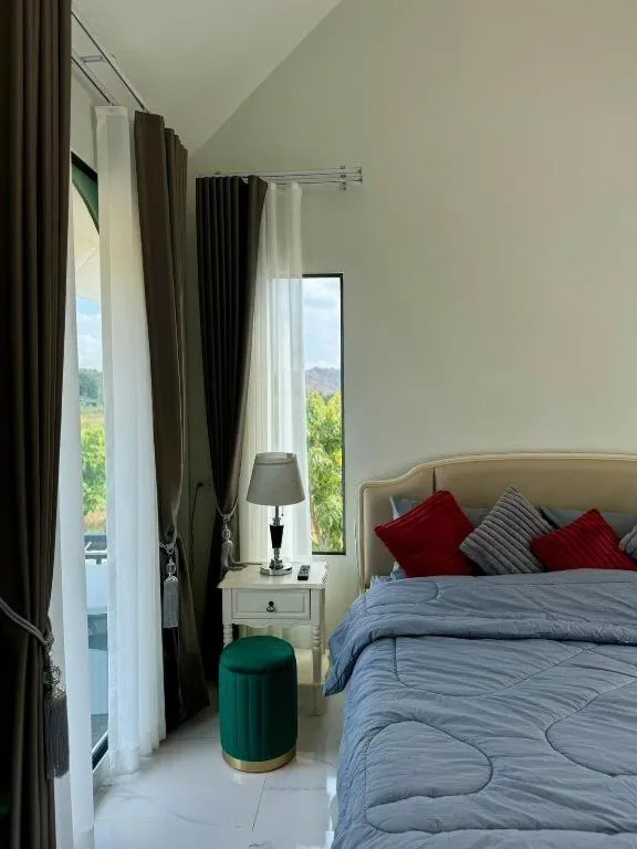 Bed in Mid-Mountain Home