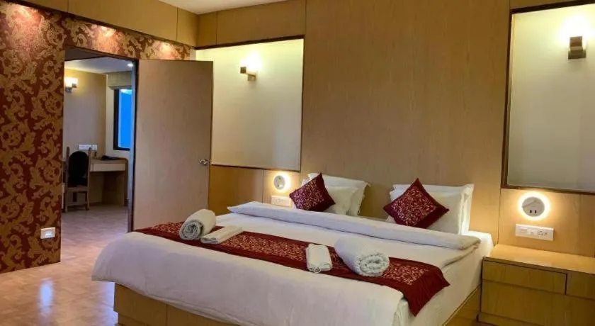 Bed in Hotel Tashi Delek