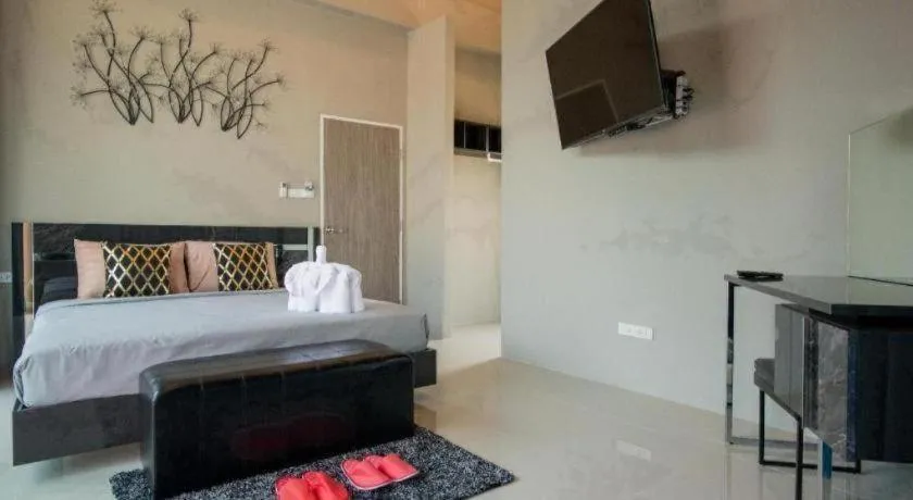 Bed in Charm Resort Cha-am