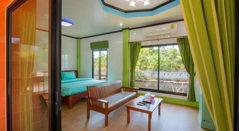 Bed in Coconut Resort