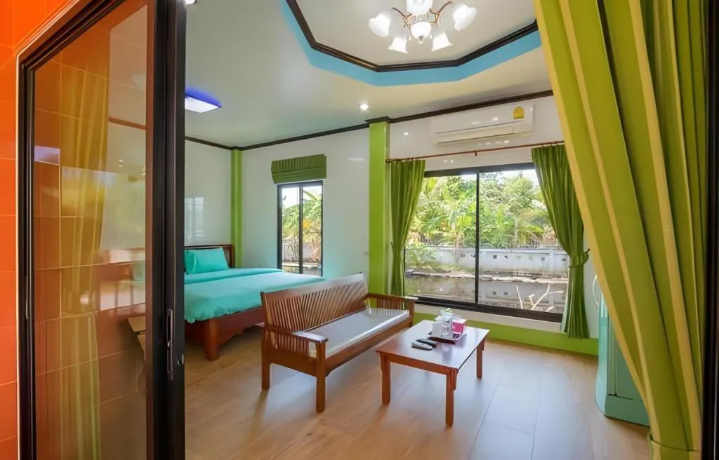 Bed in Coconut Resort