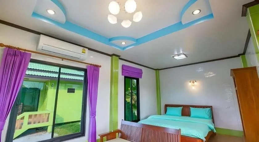 Bed in Coconut Resort