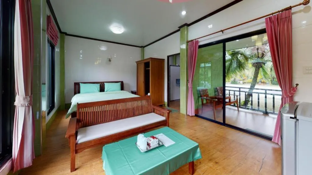 Bed in Coconut Resort