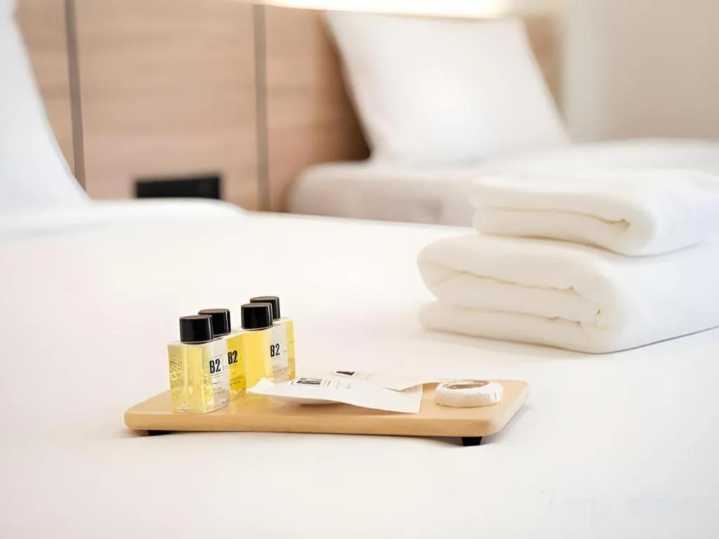 Bed in B2 Korat Night Market Boutique & Budget Hotel