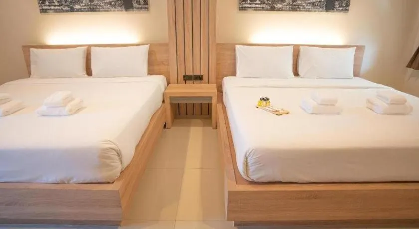 Bed in B2 Korat Night Market Boutique & Budget Hotel