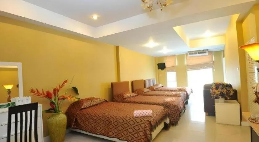 Bed in N Siri Resort & Hotel