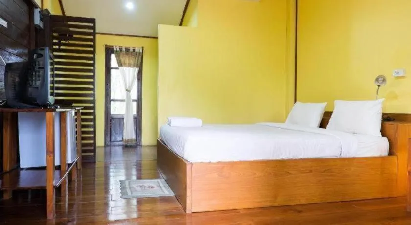 Bed in Huentai Resort