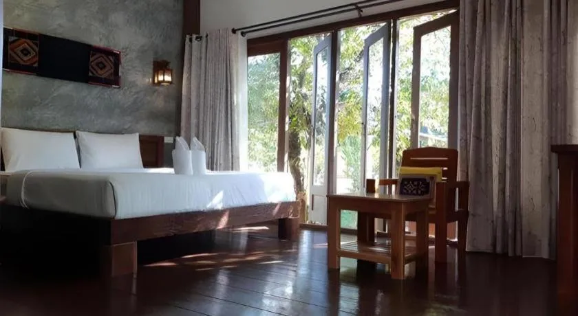 Bed in Huentai Resort