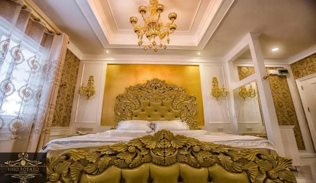 Bed in Hiso Potato Resort