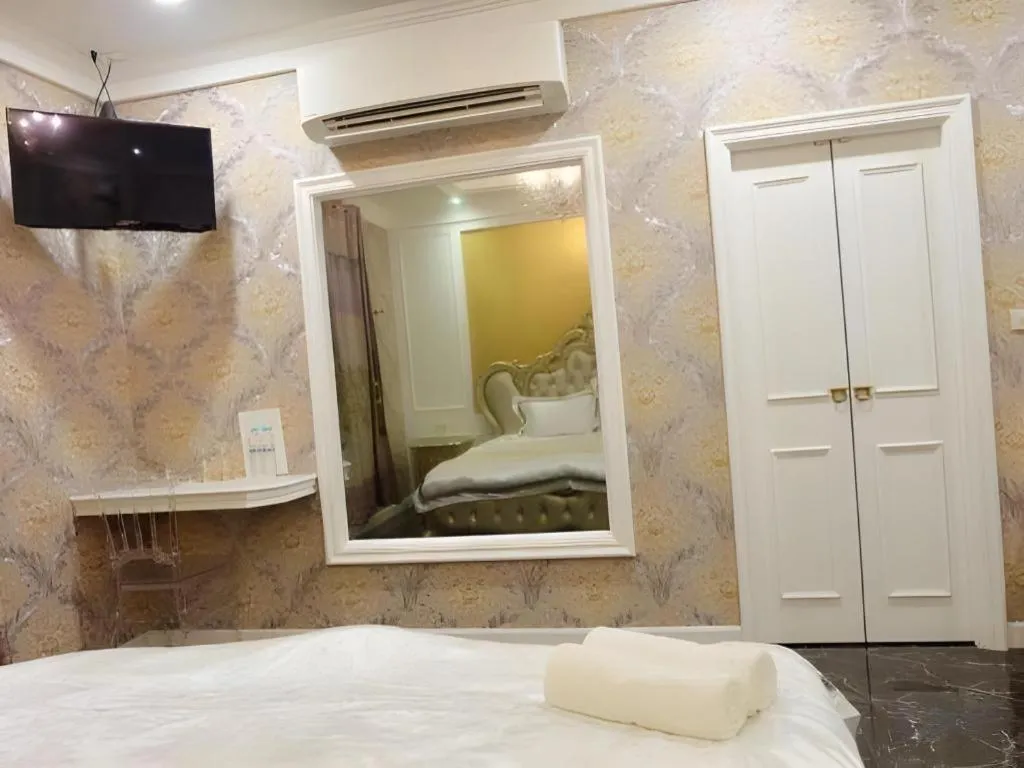 Bed in Hiso Potato Resort