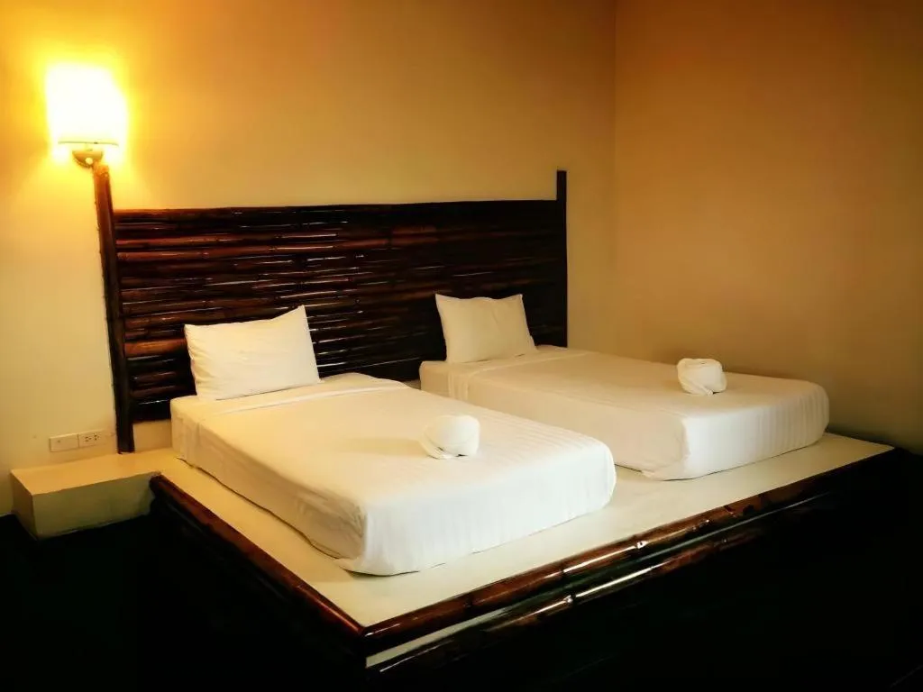 Bed in Baan Pan Din Resort