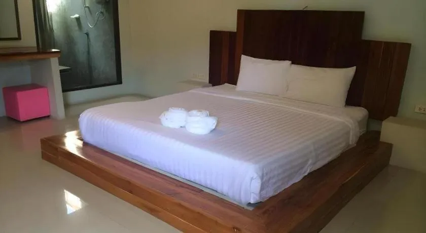 Bed in Baan Pan Din Resort
