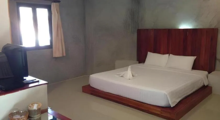 Bed in Baan Pan Din Resort