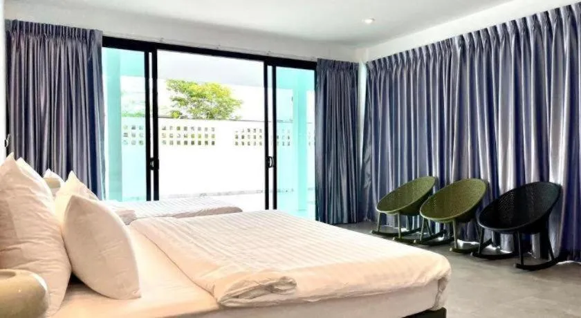 Bed in Chaolao Sea Breeze Resort