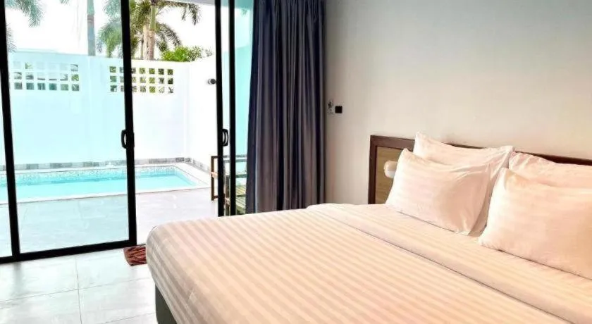 Bed in Chaolao Sea Breeze Resort