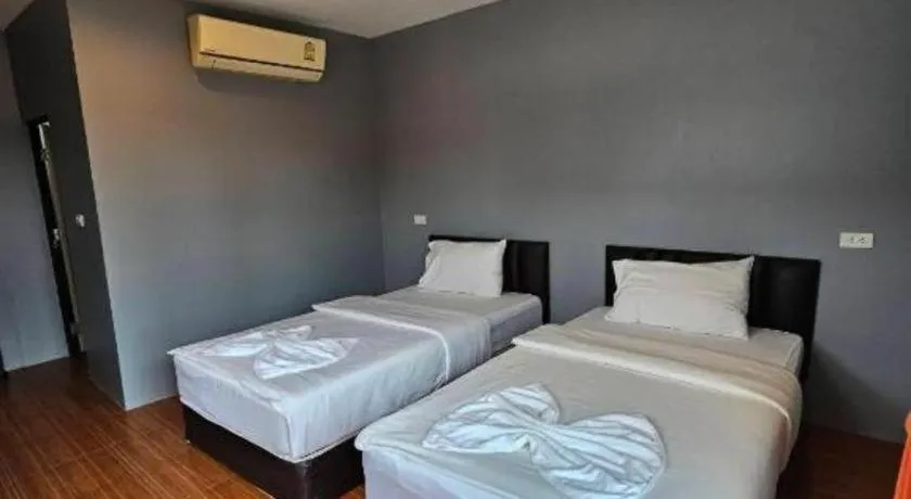 Bed in The Raft Land Resort