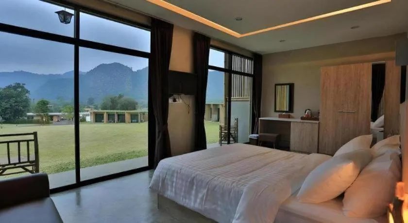 Bed in Curve360 Hotel Khao Yai