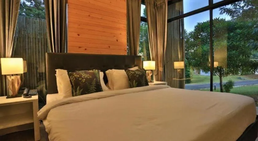 Bed in Curve360 Hotel Khao Yai