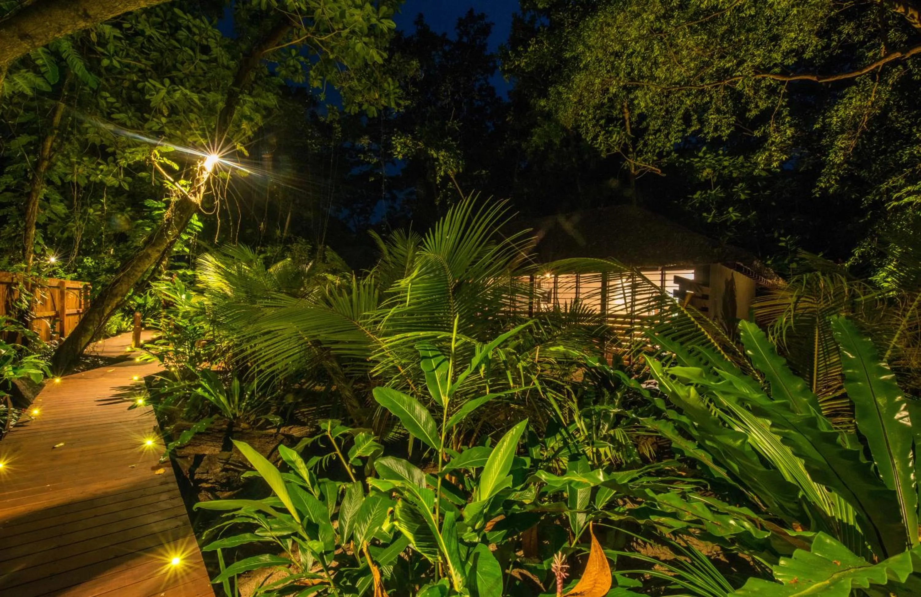 Garden view in Barrier Beach Resort