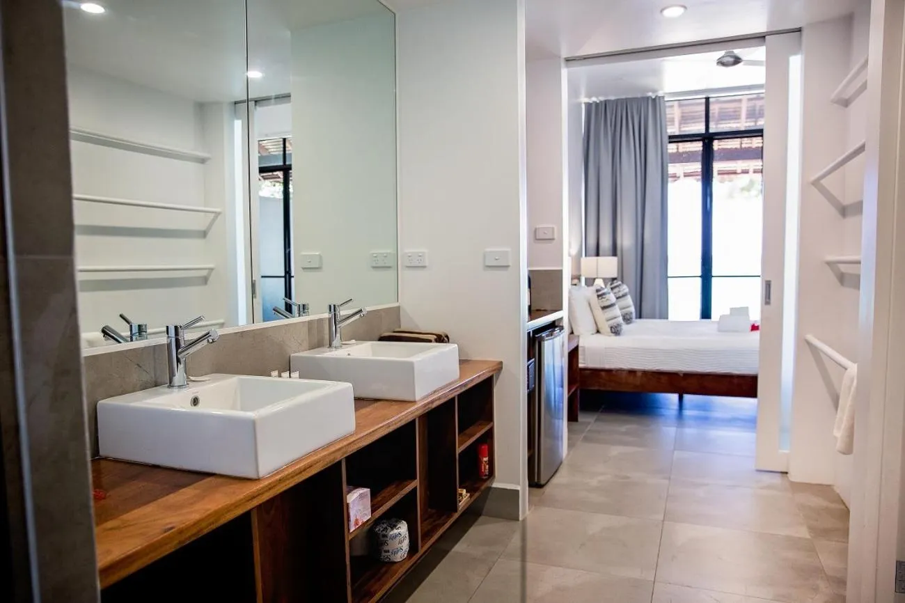 Bed in Barrier Beach Resort