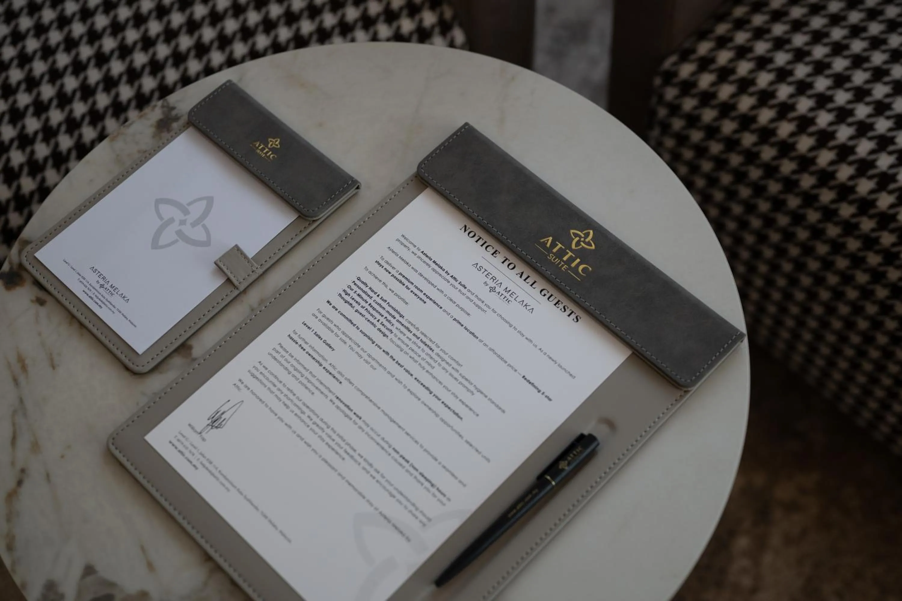 Logo/Certificate/Sign in Asteria Melaka by Attic Suite