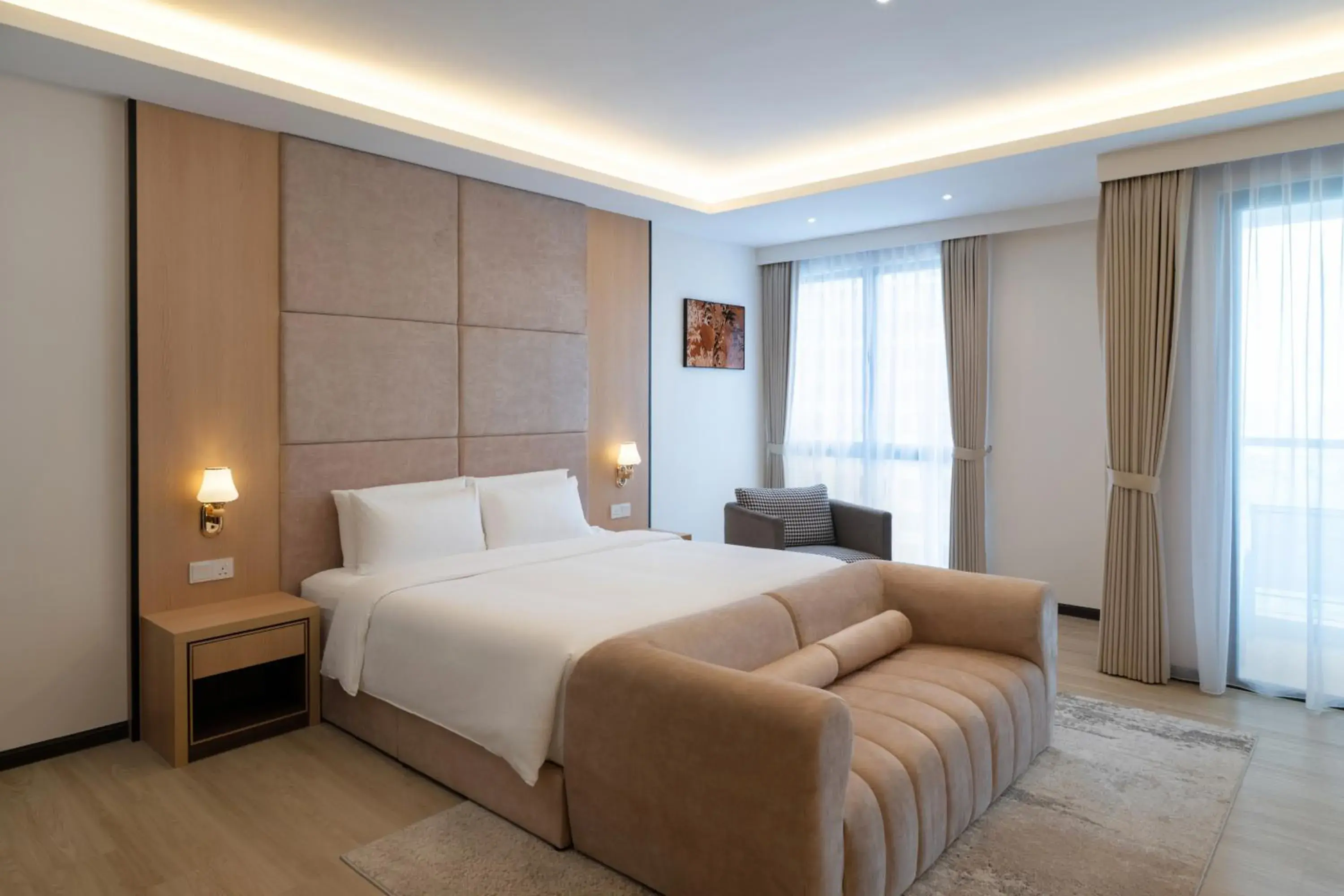 Deluxe Studio with balcony - 1 King, Partial Seaview in Asteria Melaka by Attic Suite Deluxe Studio with balcony - 1 King, Partial Seaview in Asteria Melaka by Attic Suite