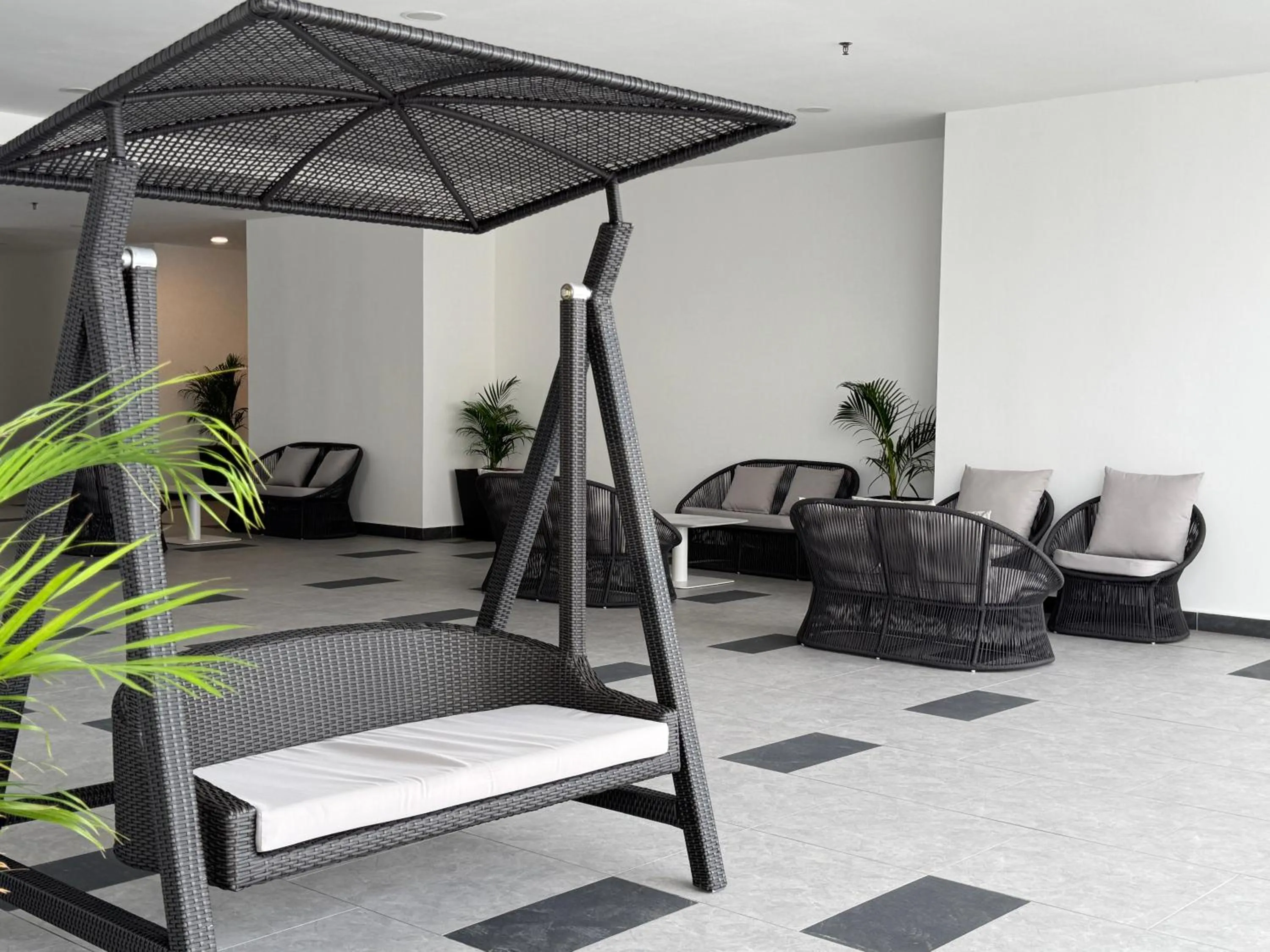 Seating area in Asteria Melaka by Attic Suite