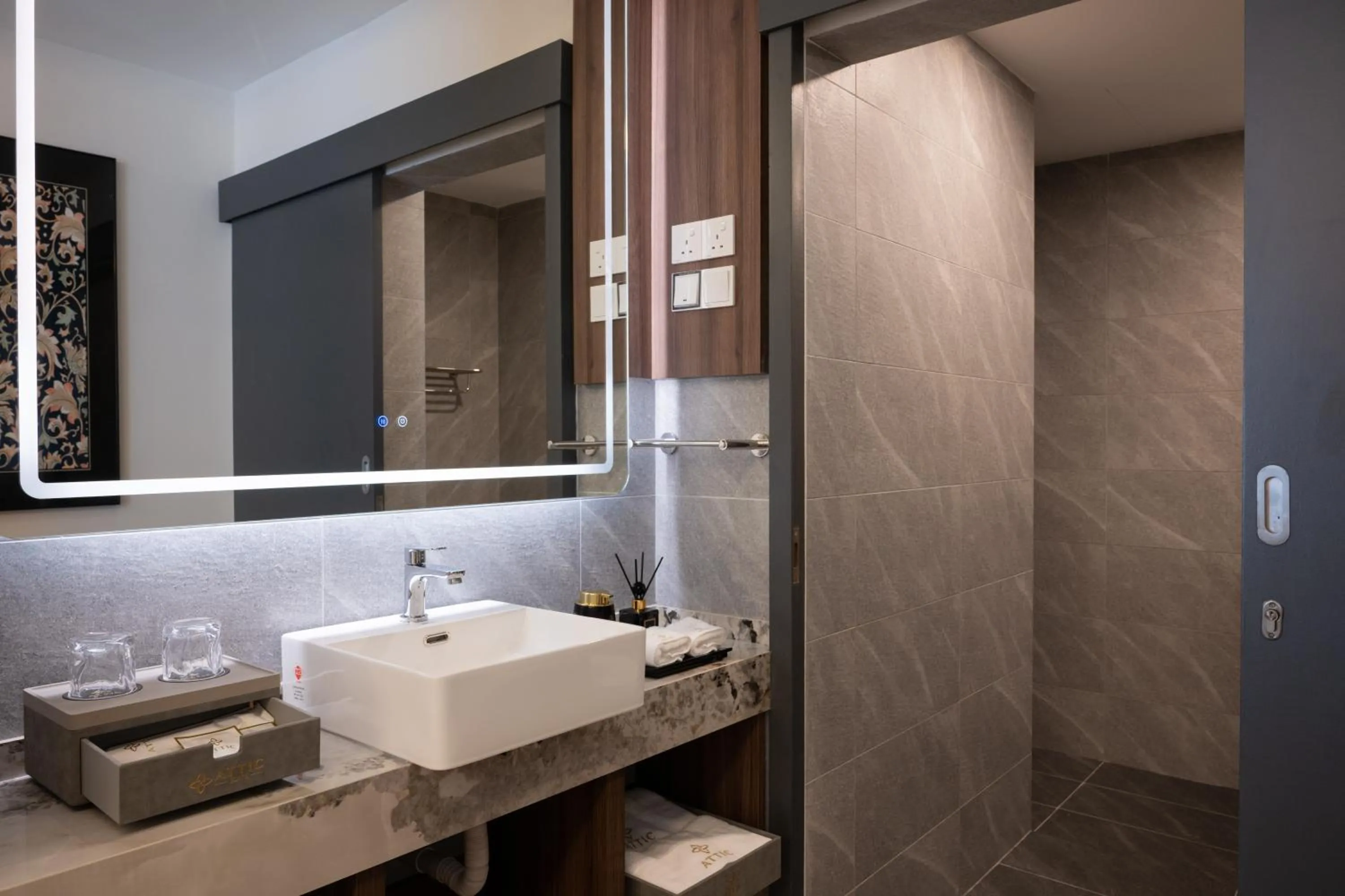 Bathroom in Asteria Melaka by Attic Suite