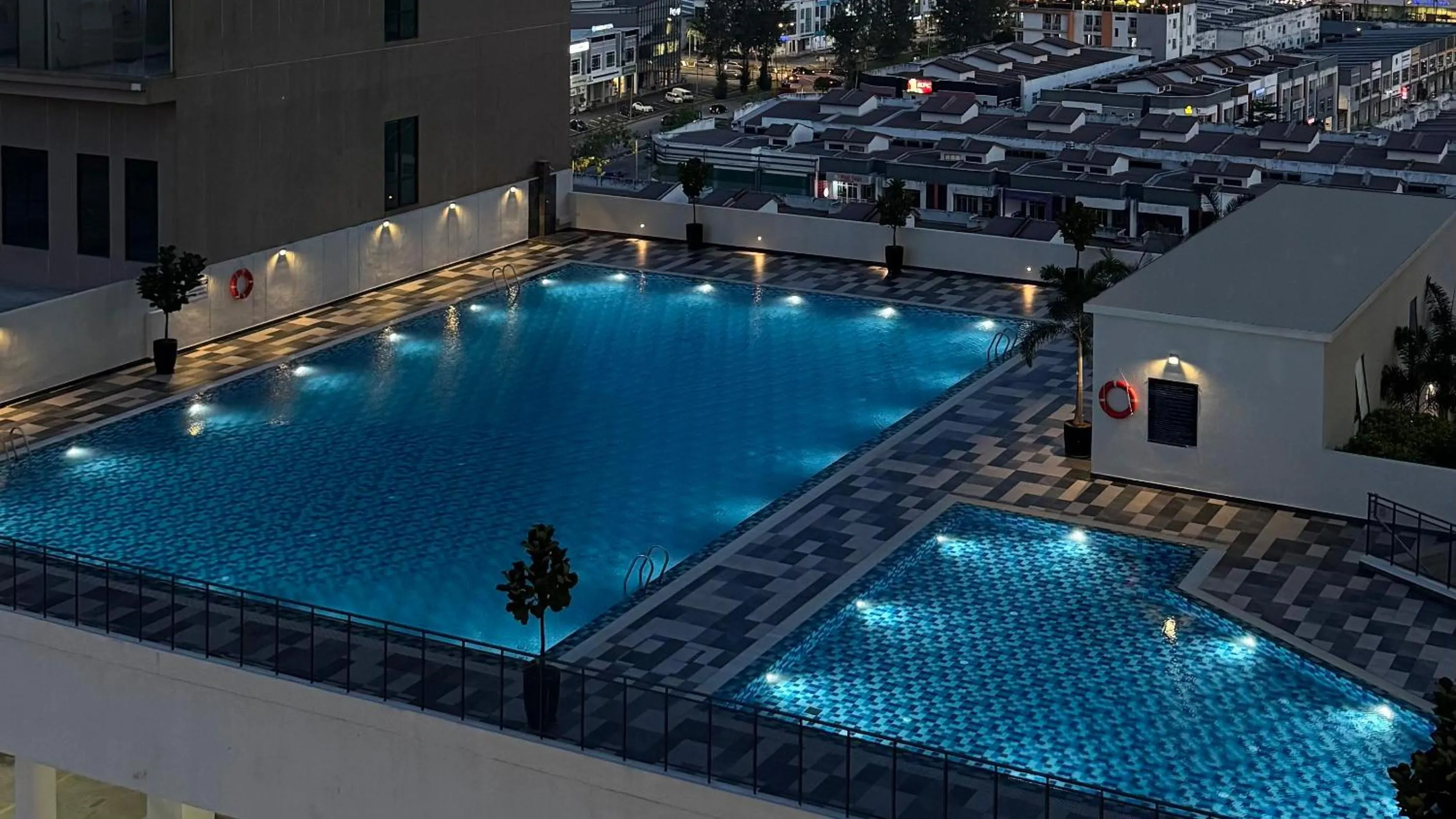 Swimming pool in Asteria Melaka by Attic Suite