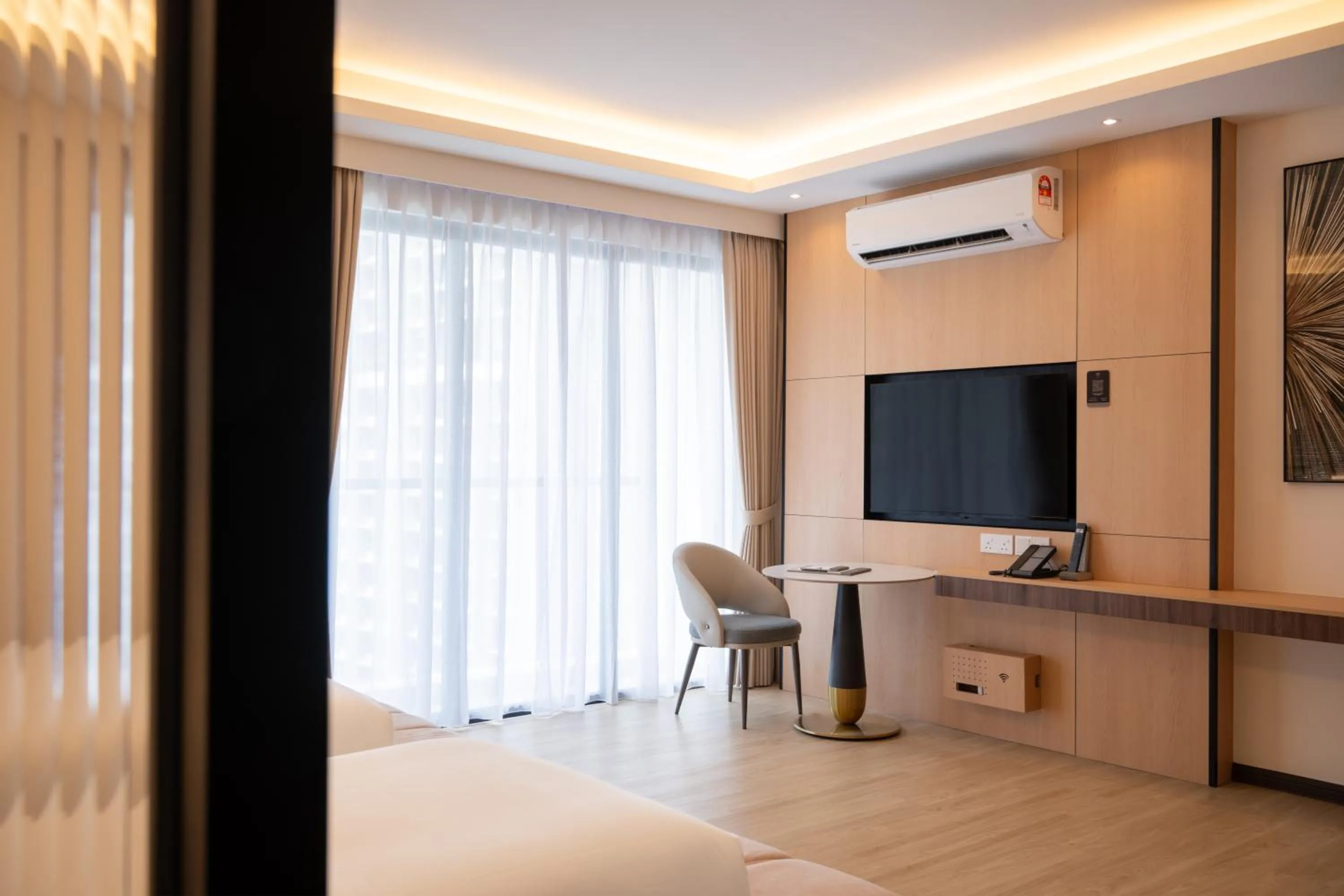 TV and multimedia, Bed in Asteria Melaka by Attic Suite
