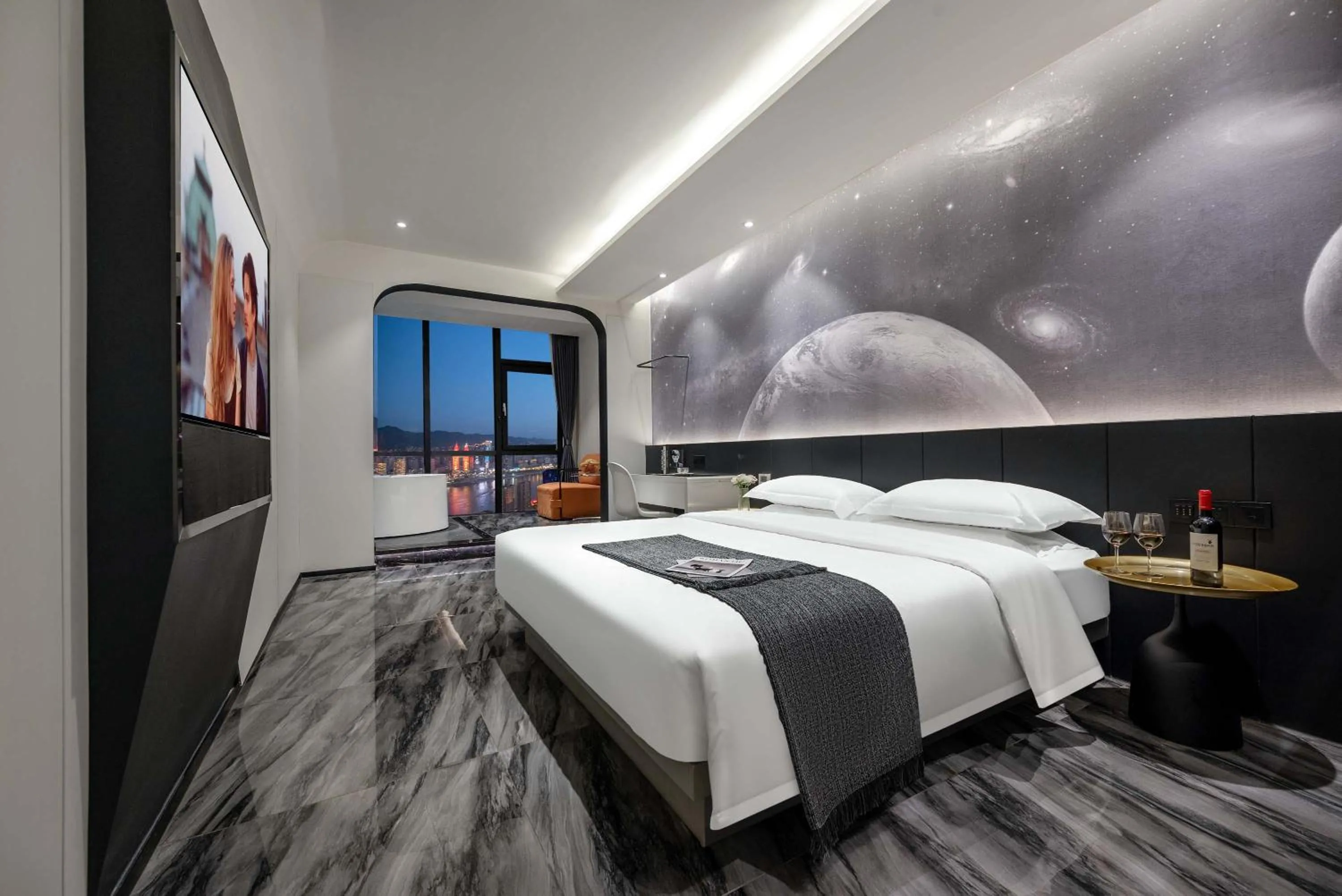 Deluxe Queen Room in Nanqing Yidao River View Hotel -Chongqing Jiefangbei
