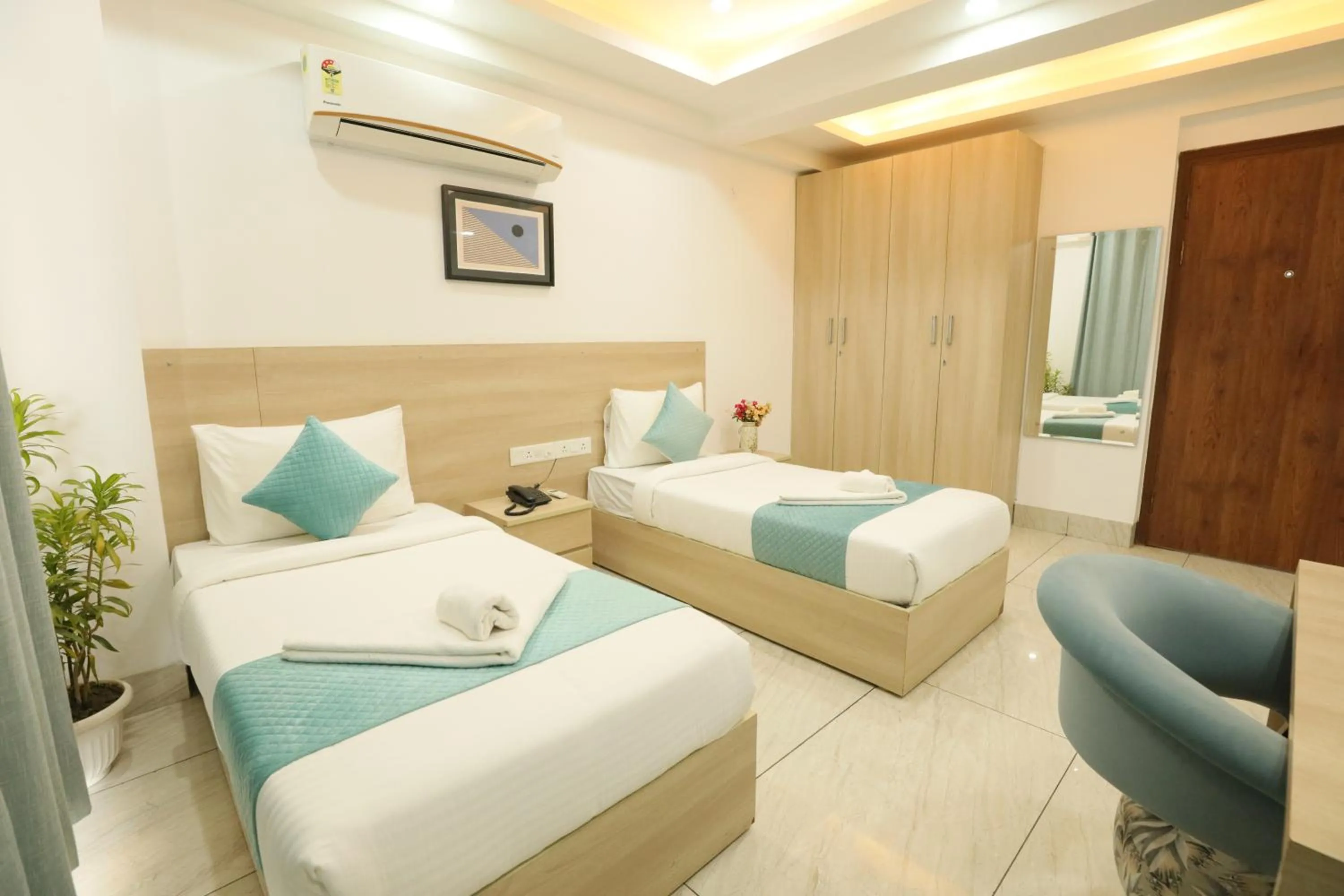 Bedroom, Bed in CORPORATE STAYS-Golf Course Road