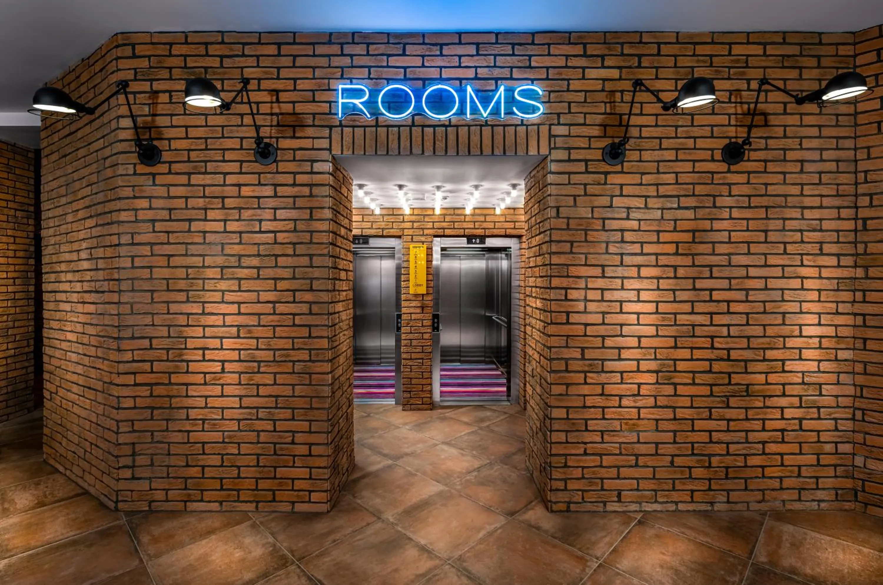 elevator in Mamaison Vibe Hotel Downtown Budapest