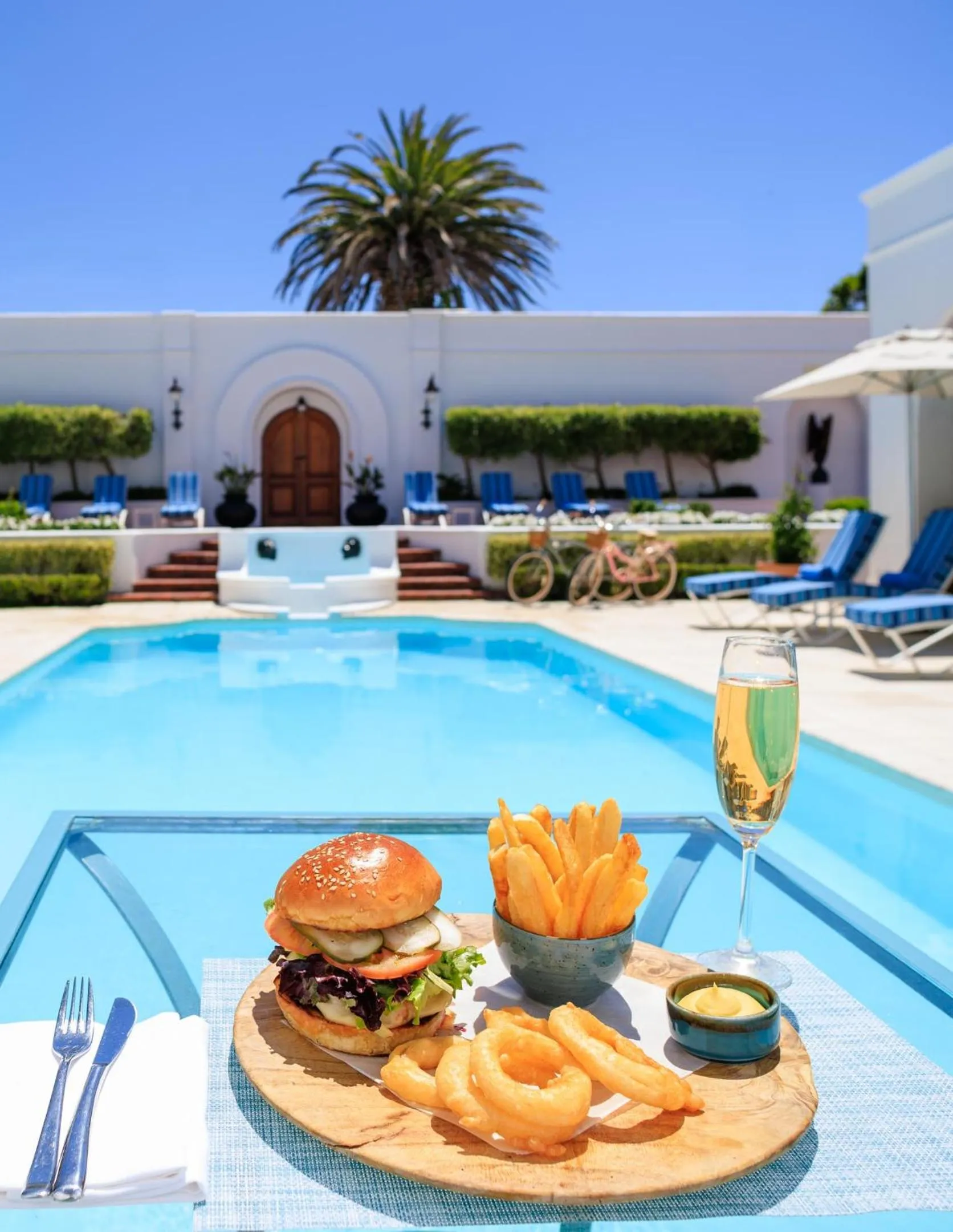 Pool view in The Marine Hermanus