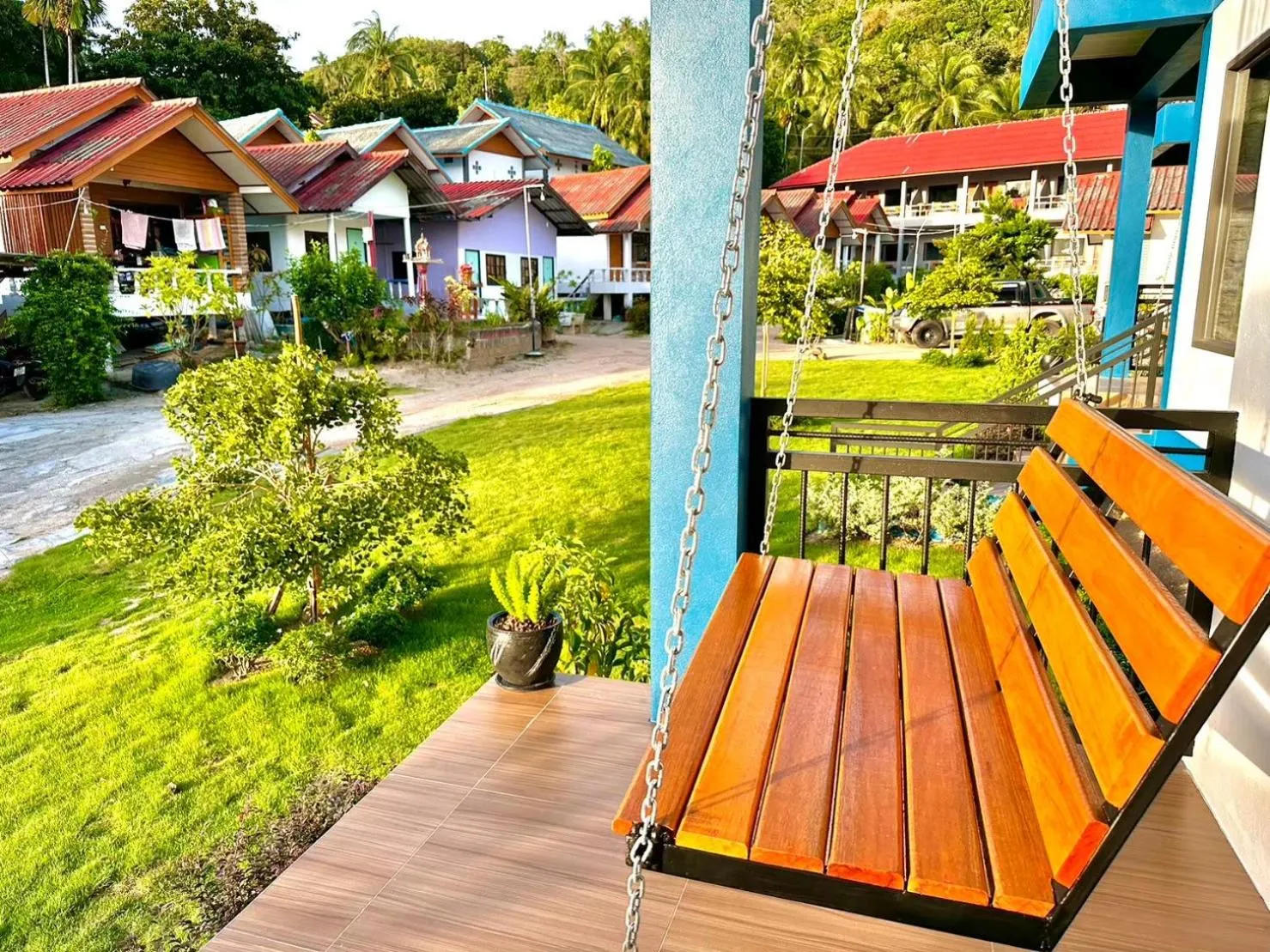 Patio in The Scenery Beach Resort