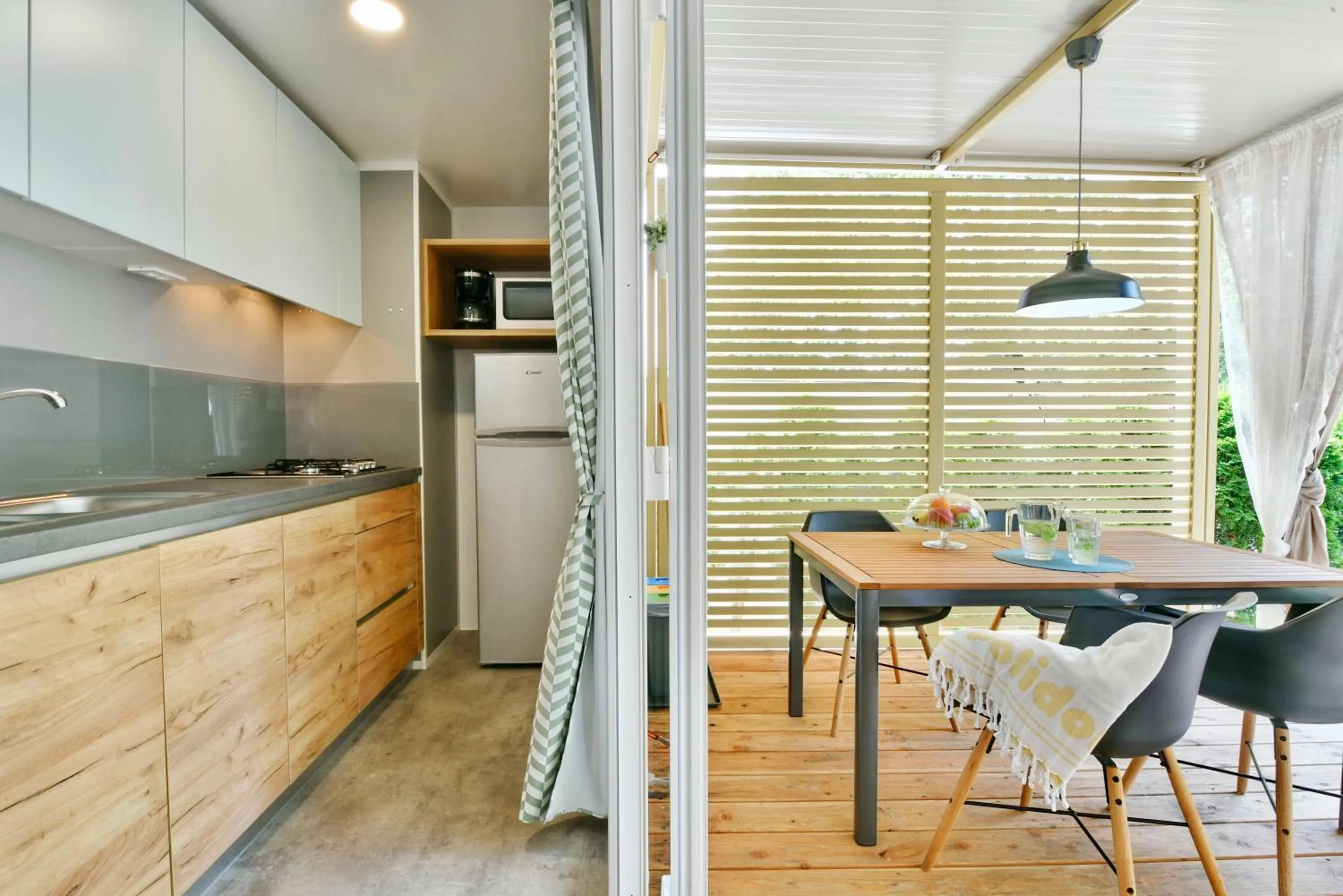 Kitchen or kitchenette in Polidor Camping Resort