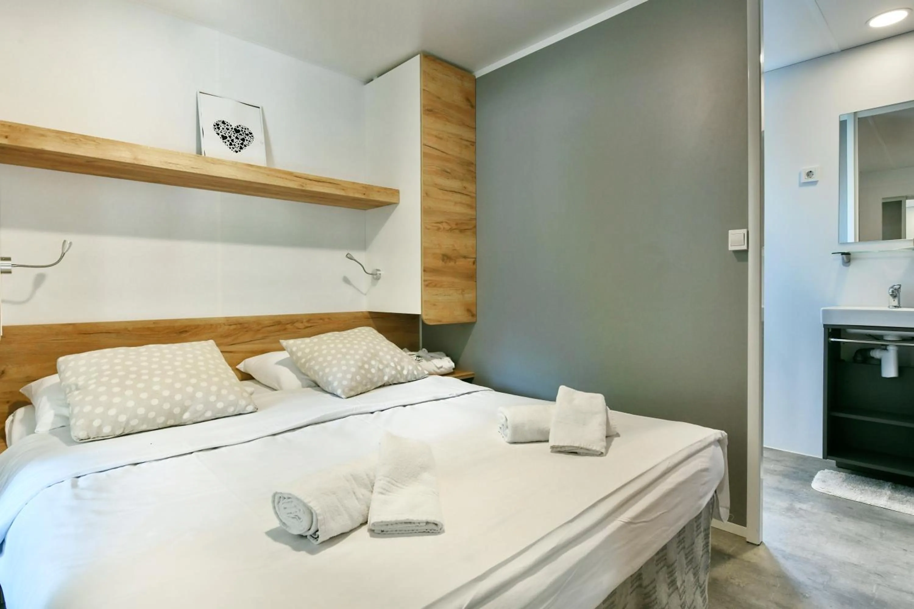 Bed in Polidor Camping Resort