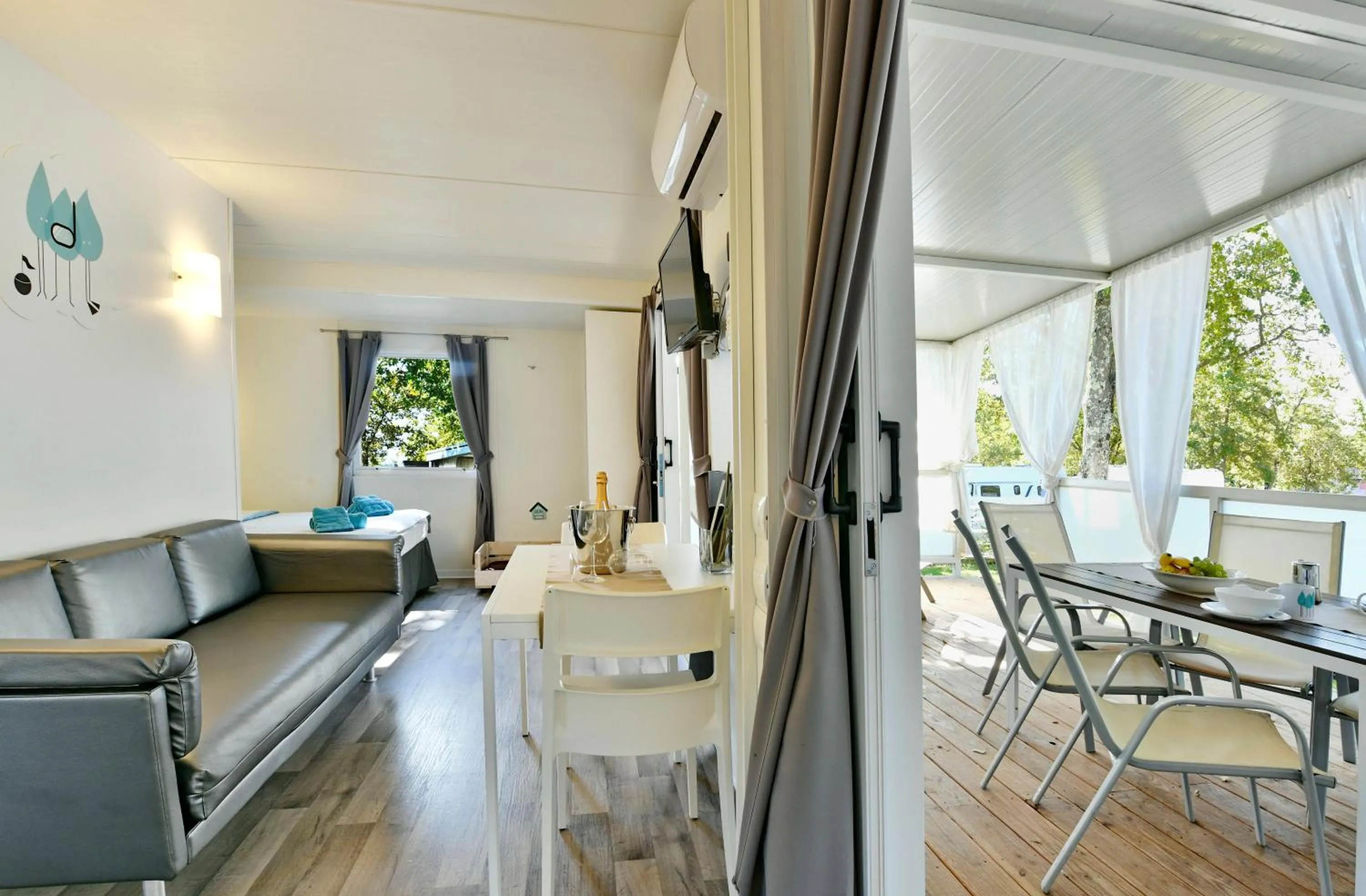 Living room in Polidor Camping Resort