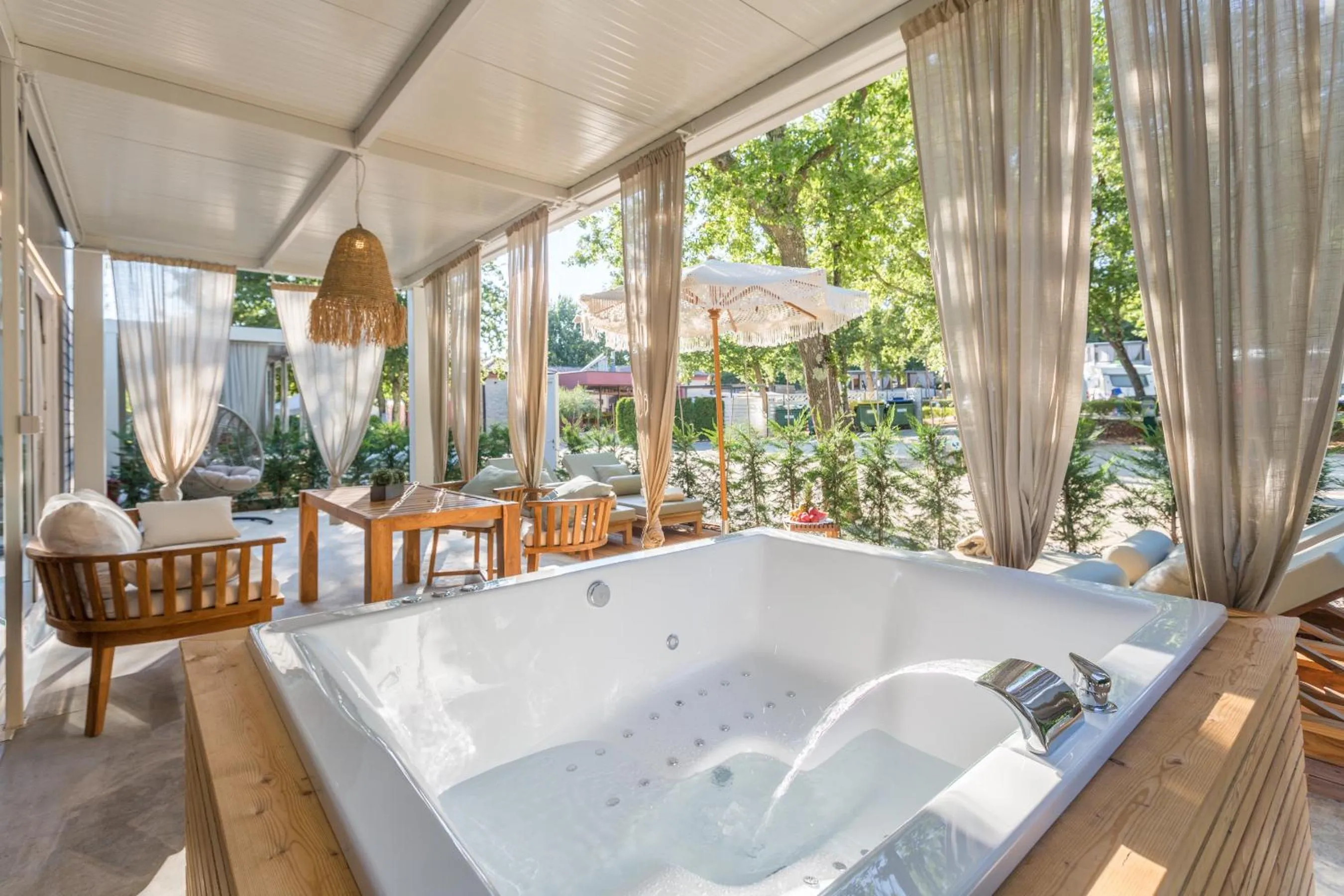 Steam room in Polidor Camping Resort