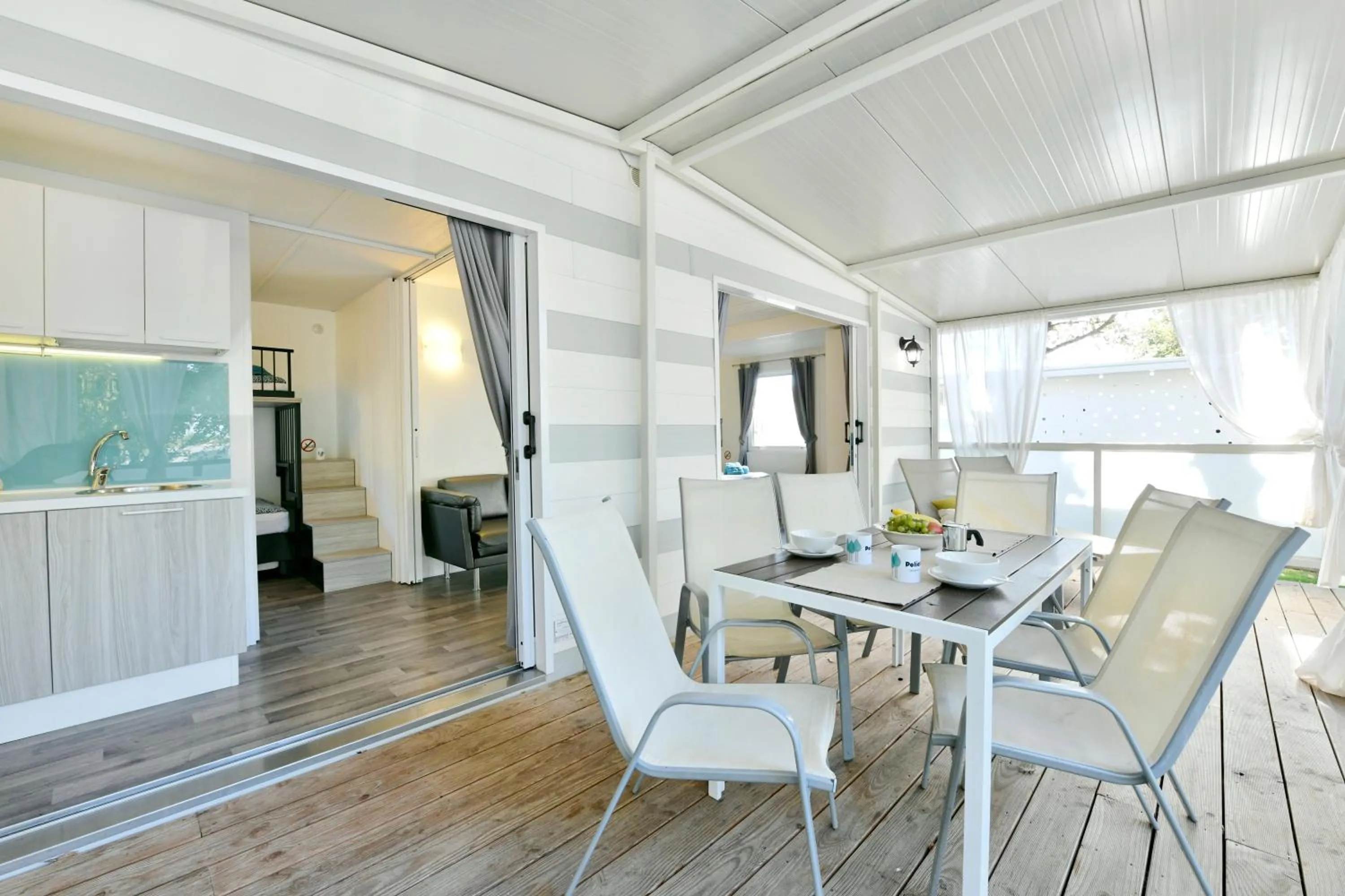 Seating area in Polidor Camping Resort