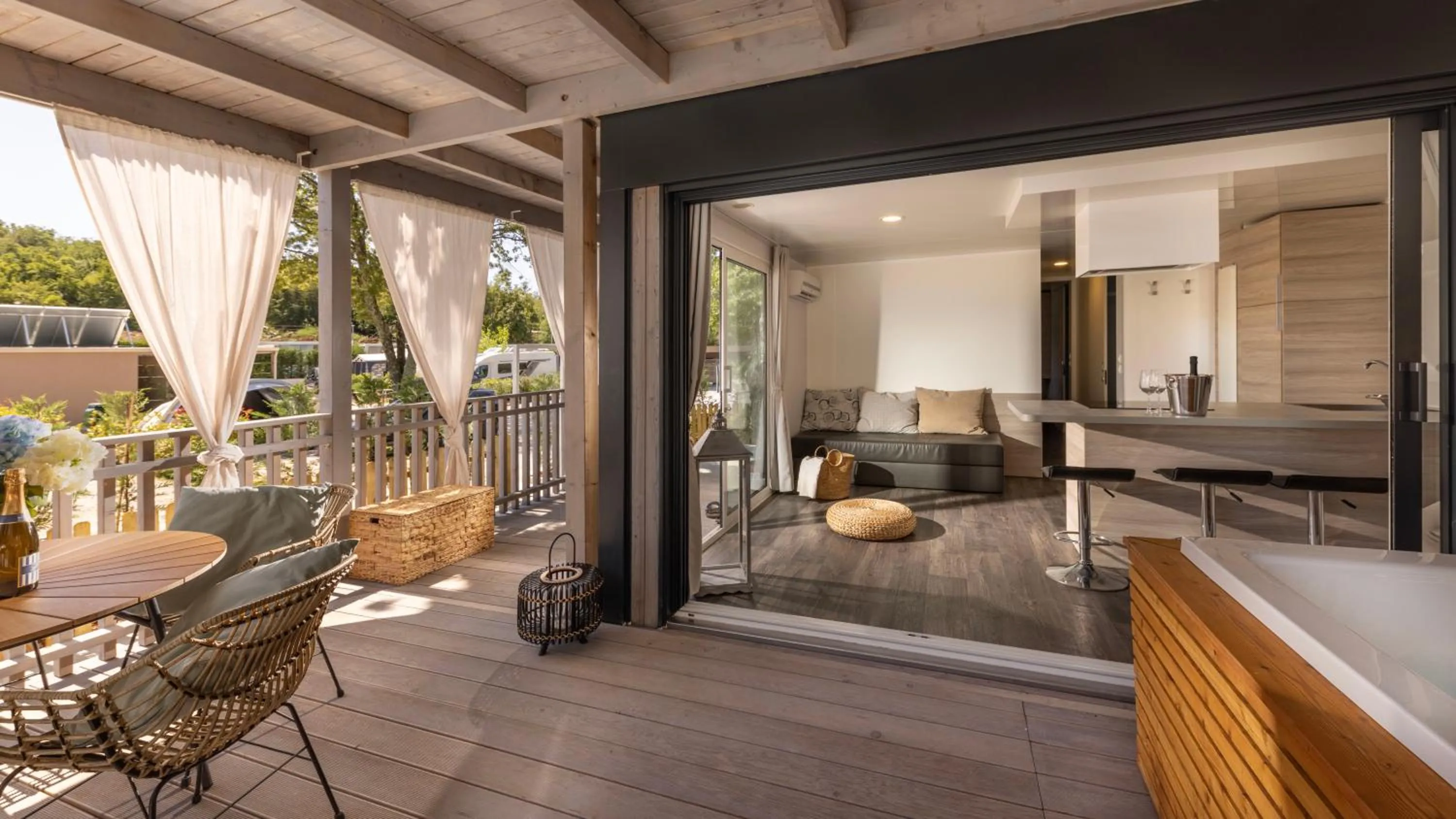 Balcony/Terrace in Polidor Camping Resort