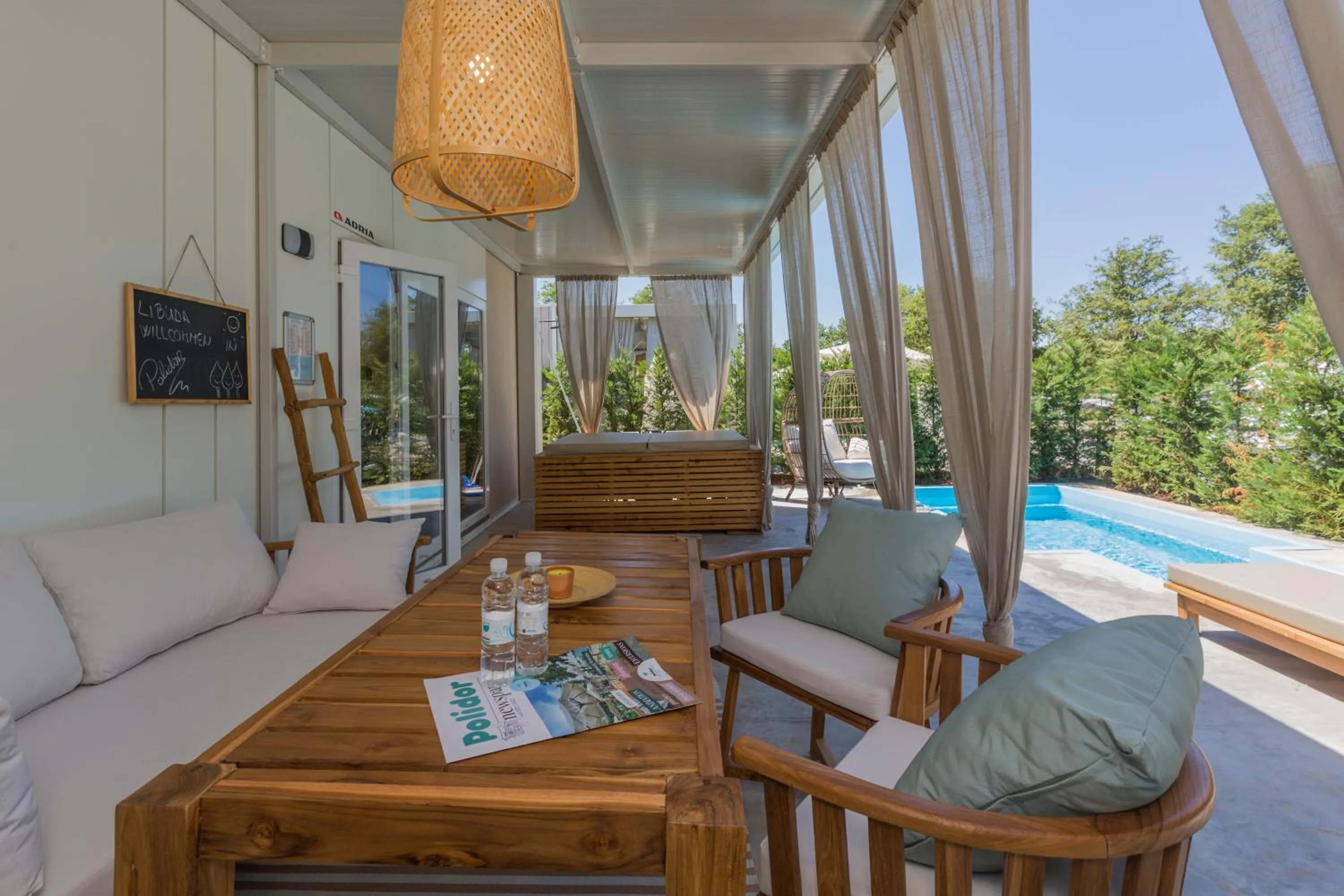 Patio in Polidor Camping Resort