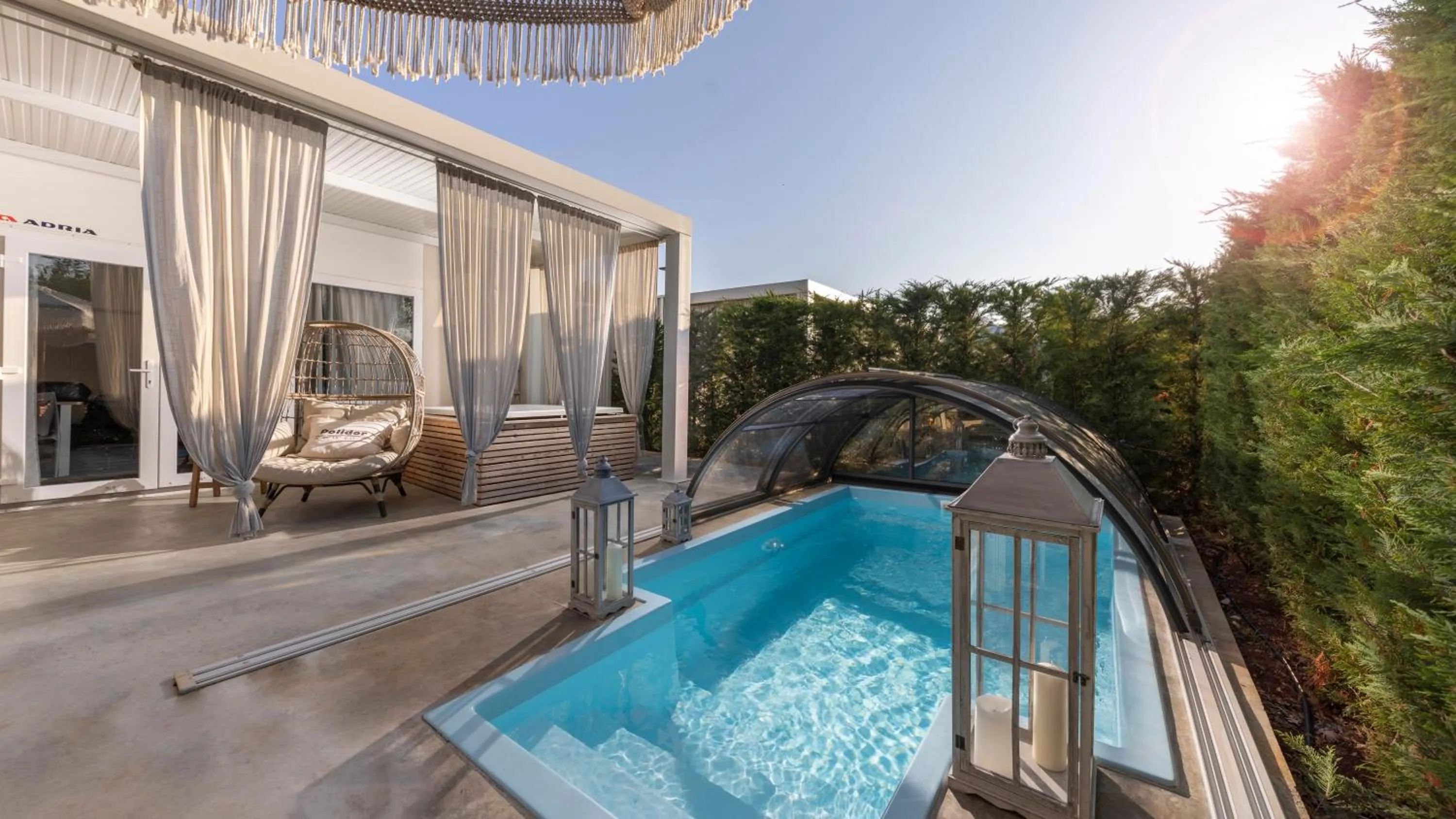 Balcony/Terrace in Polidor Camping Resort