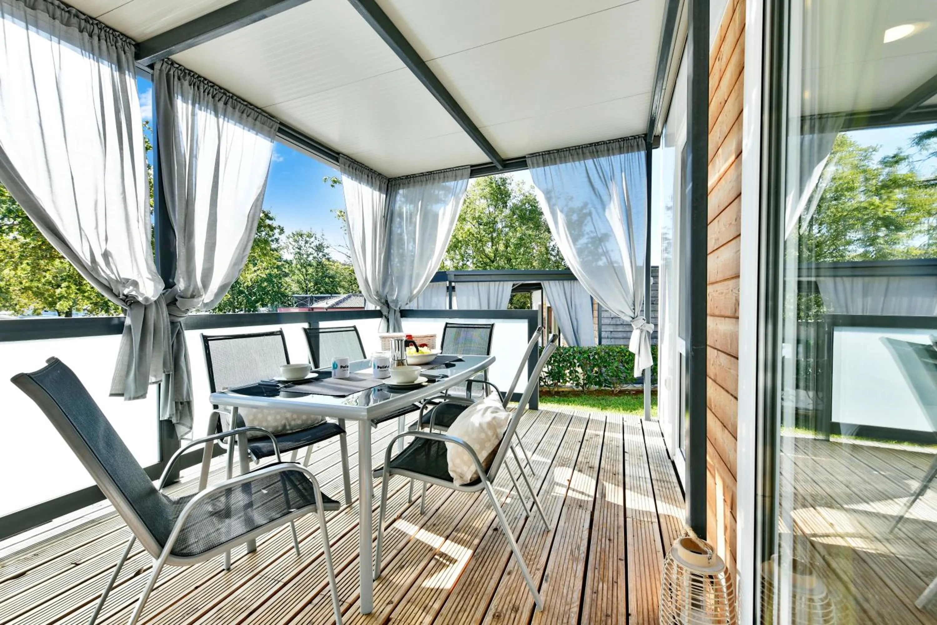 Balcony/Terrace in Polidor Camping Resort