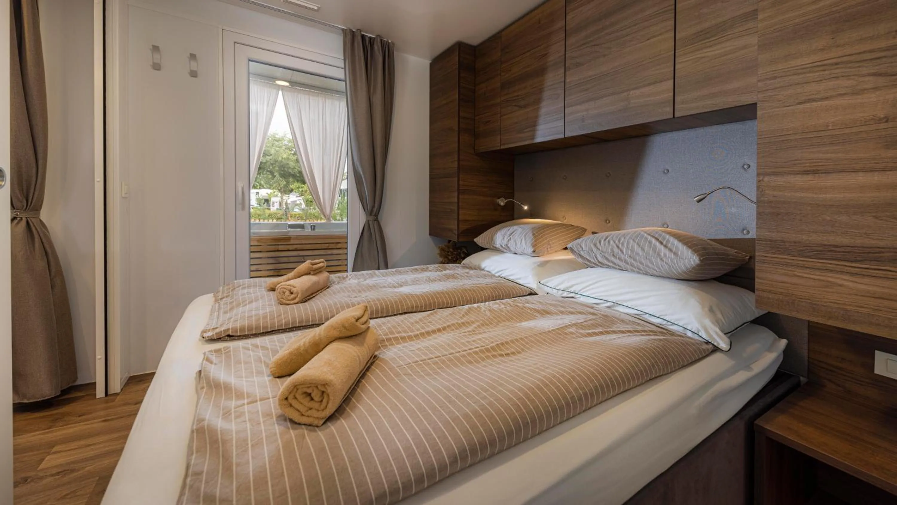 Bed in Polidor Camping Resort