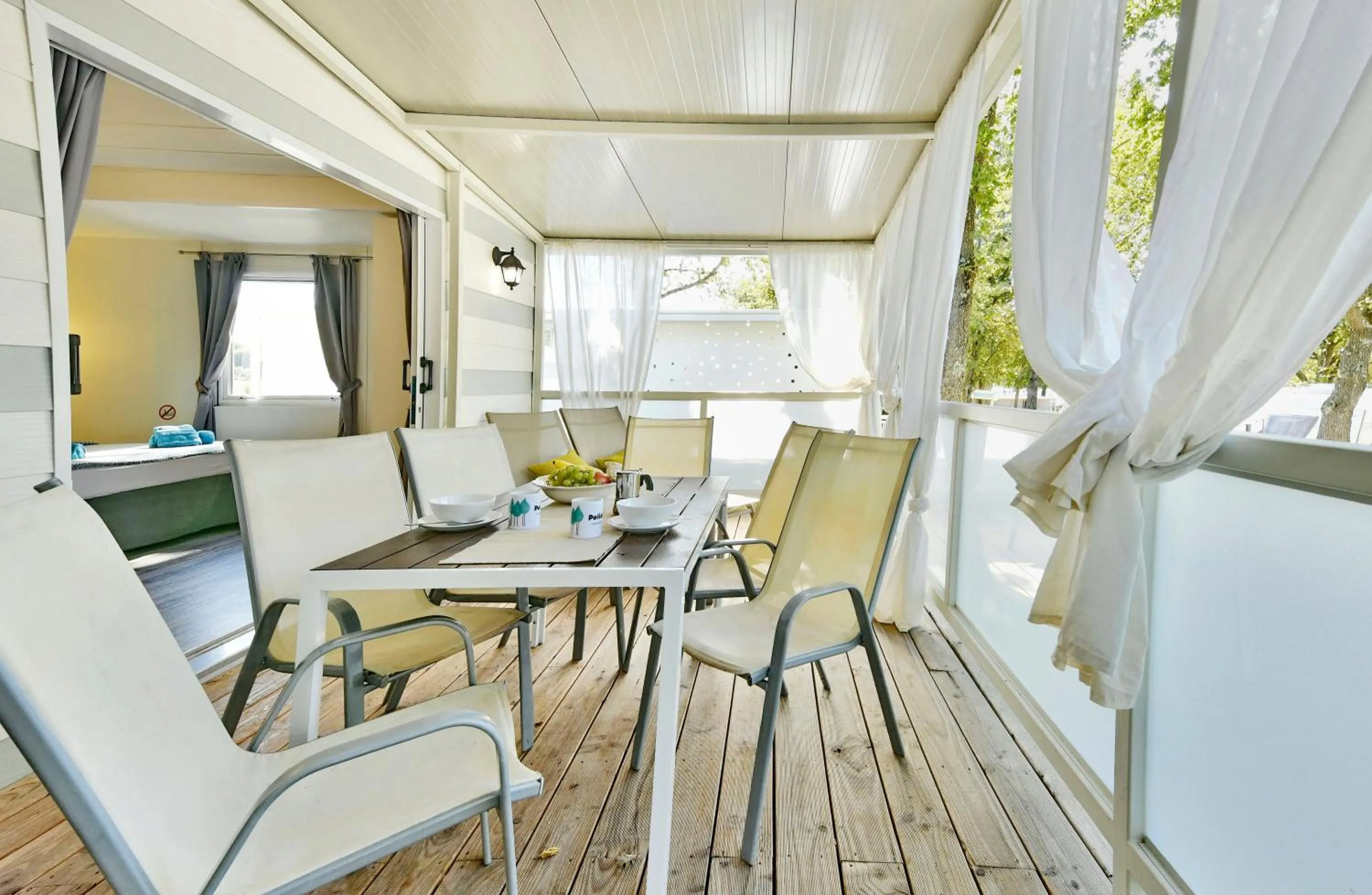 Seating area in Polidor Camping Resort