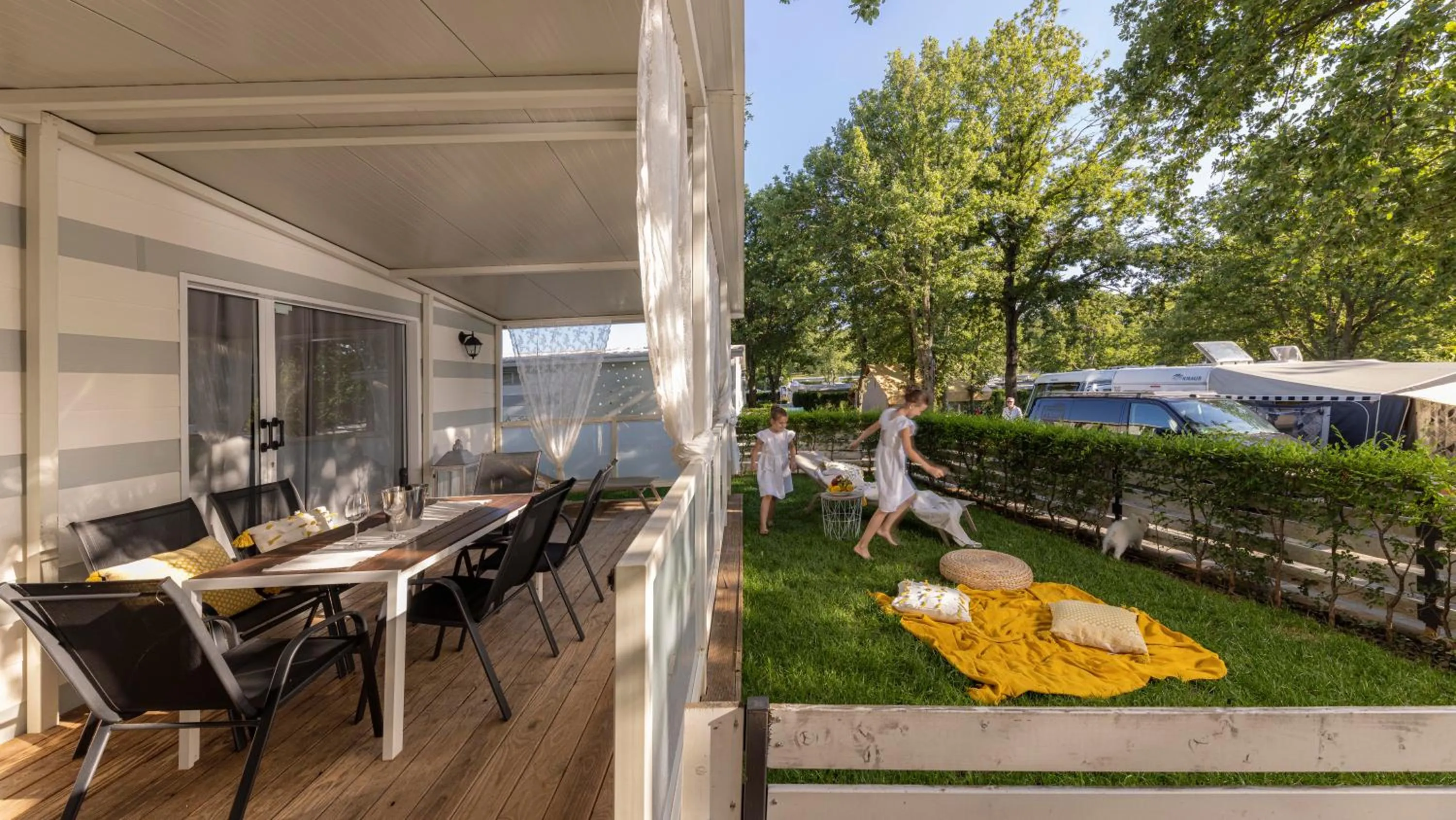 Balcony/Terrace in Polidor Camping Resort
