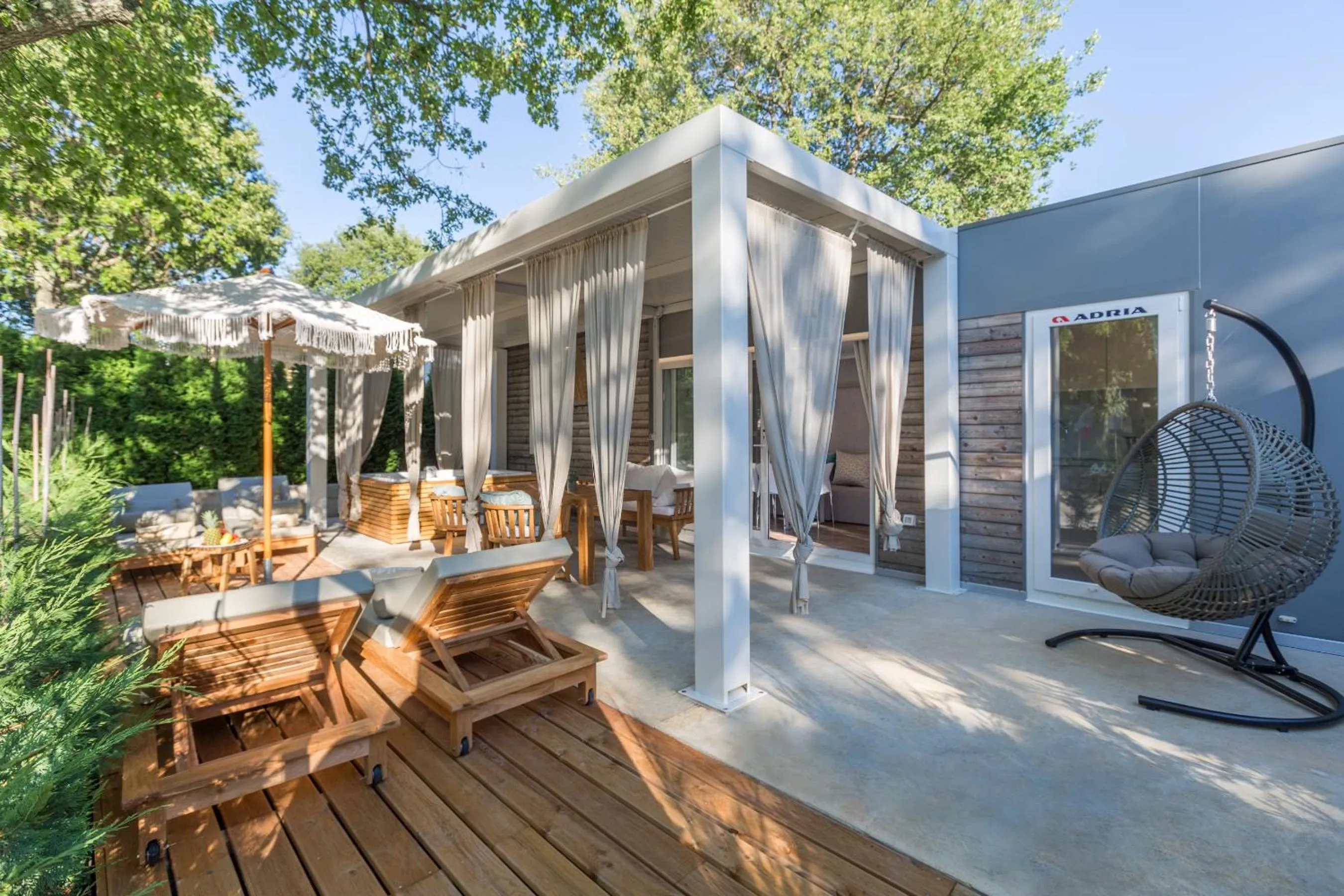 Patio in Polidor Camping Resort