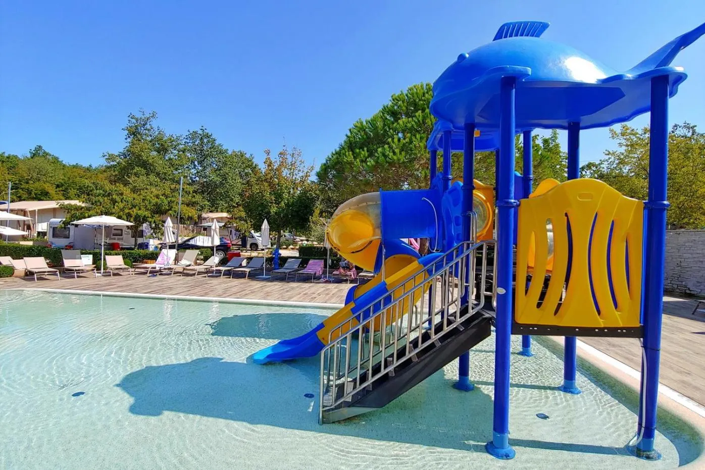 Children play ground in Polidor Camping Resort