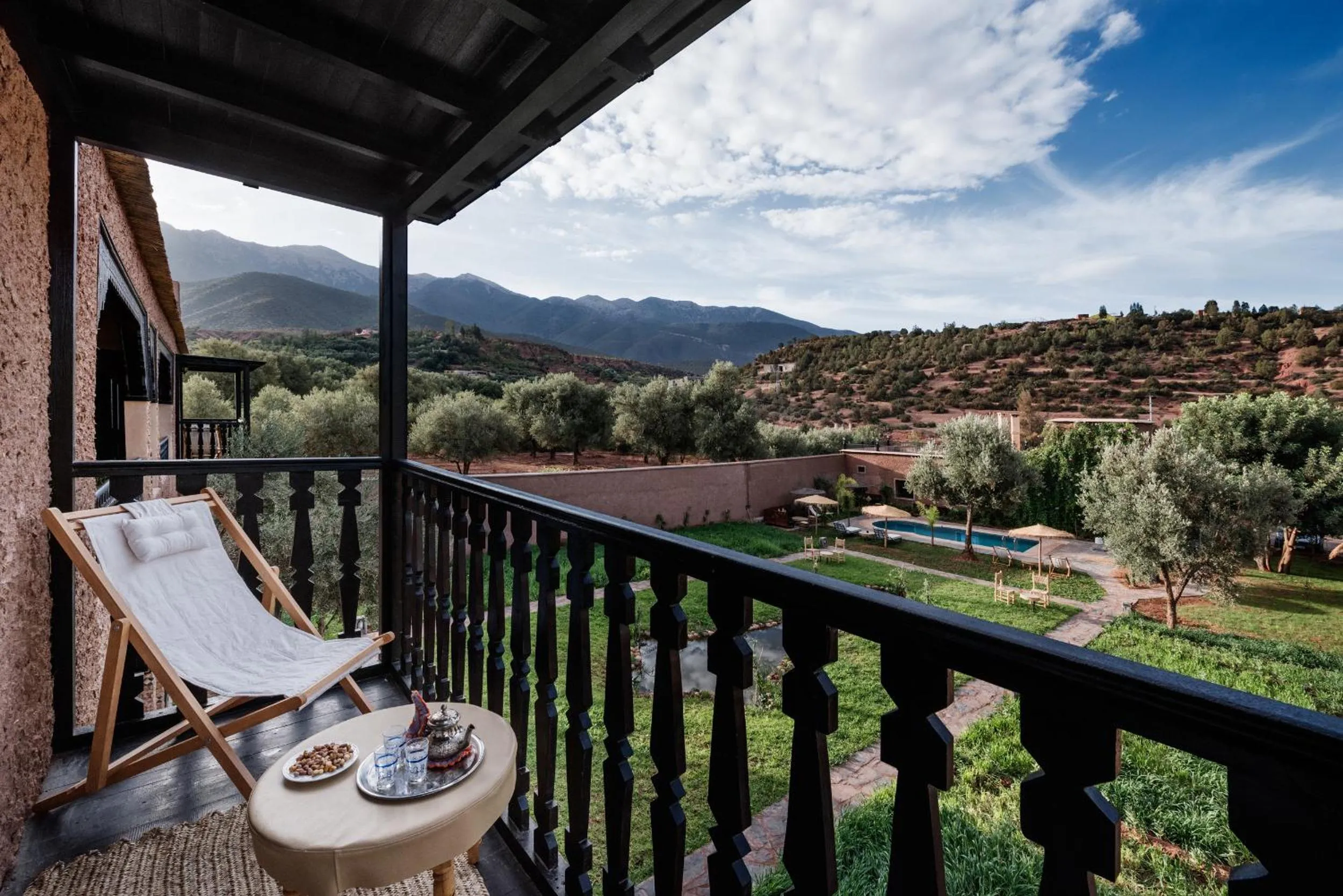 Balcony/Terrace in Ouirgane Ecolodge